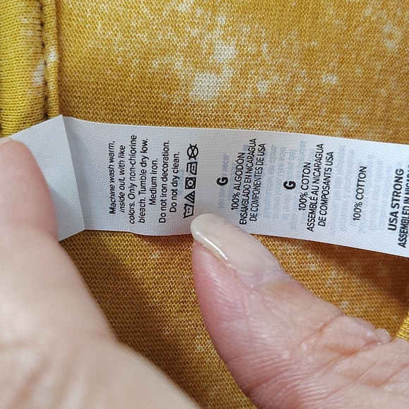 L&B Life On Bella Canvas FREEBIRD Cactus Graphic Tee Size Large Yellow Gold - Picture 5 of 5